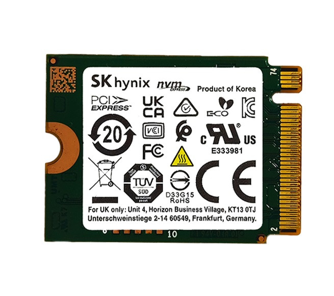 حافظه اس اس دی m2 سایز 2230 ظرفیت 128 گیگابایت برند اس کی هاینیکس مدل BC711 NVME