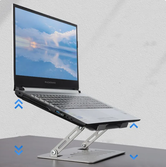 پایه لپتاپ آلومینیومی برند کریشو مدل YL-902 ارگونومیک تاشو و قابل تنظیم ، قابل حمل ، مخصوص نوتبوک، مکبوک، لپتاپ