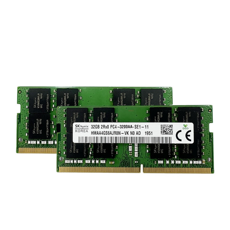 رم لپ تاپ 32 گیگابایت DDR4 باس 3200 برند اس کی هاینیکس مدل 1951 تایمینگ CL19