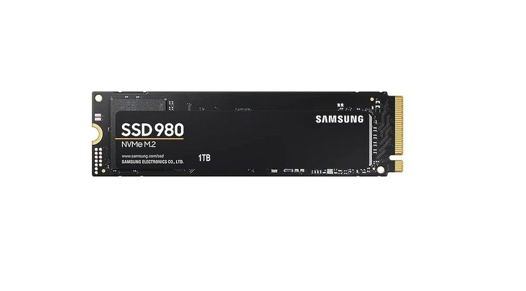 حافظه اس اس دی m2 سایز 2280 ظرفیت یک ترا بایت برند سامسونگ مدل SSD 980 NVME