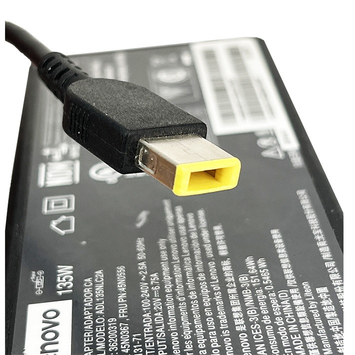 شارژر اورجینال استوک لپ تاپ لنوو 135 وات USB