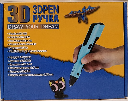 قلم سه بعدی دارای نمایشگر همراه فیلامنت برند 3DPEN مدل NP100