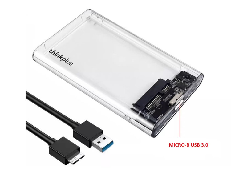 باکس هارد اکسترنال برند لنوو مدل thinkplus K01-A