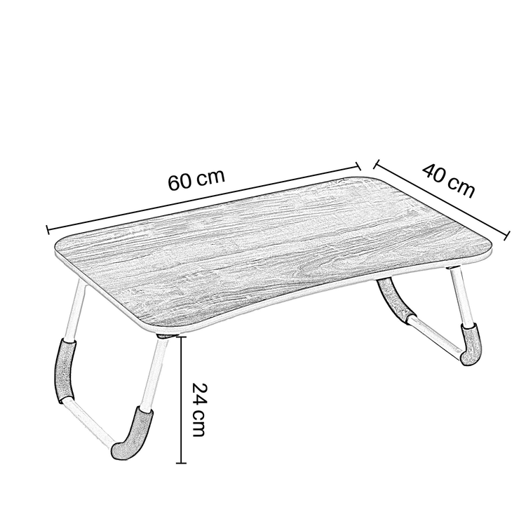 میز لپ تاپ تاشو و قابل حمل، جنس وارداتی با کیفیت و سبک، سایز 40*60