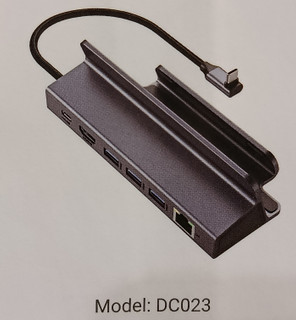 هاب استند دار 6 پورت USB3 و HDMI برند AYCLIF مدل DC023 با امکان شارژ سریع لپ تاپ و موبایل
