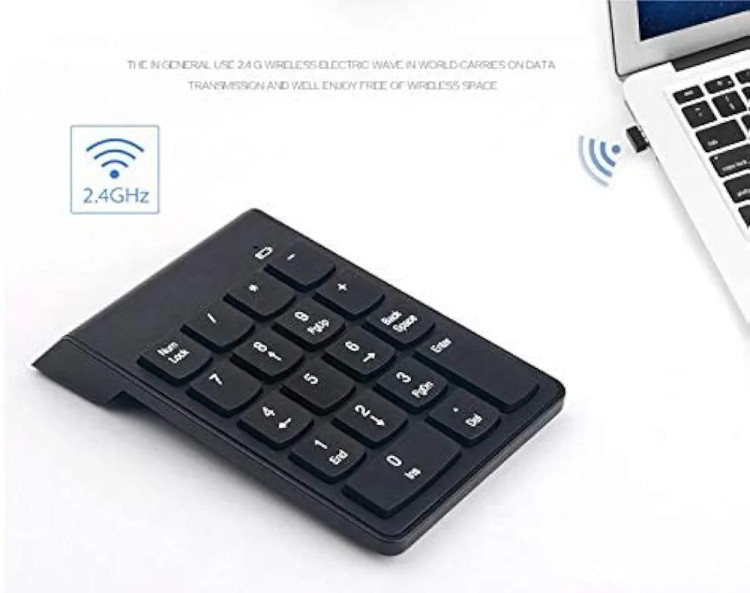 مینی کیبورد اعداد بی سیم مدل K-07G
