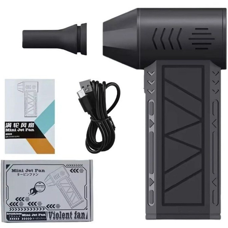مینی جت فن و دمنده چراغ دار سه سرعته برند ویولنت (Violent) مدل zy7400-SE/PRO
