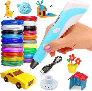 قلم سه بعدی دارای نمایشگر همراه فیلامنت برند 3DPEN مدل NP100