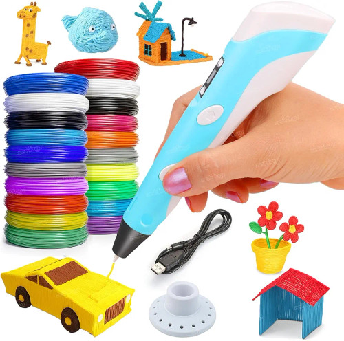 قلم سه بعدی دارای نمایشگر همراه فیلامنت برند 3DPEN مدل NP100